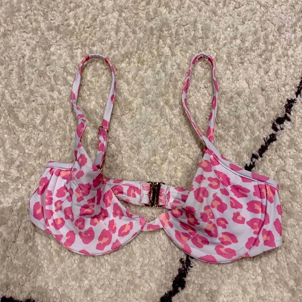 BAMBA SWIM PINK LEOPARD BELLA BRA